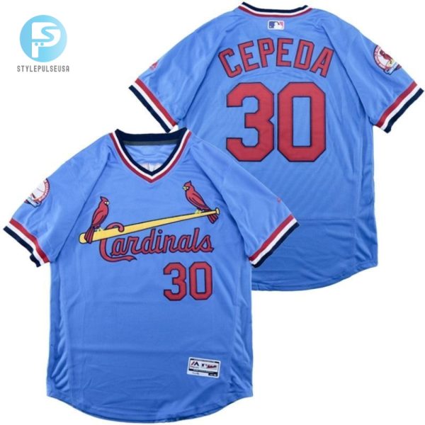 St Louis Cardinals Orlando Cepeda 30 2020 Mlb Blue Jersey stylepulseusa 1