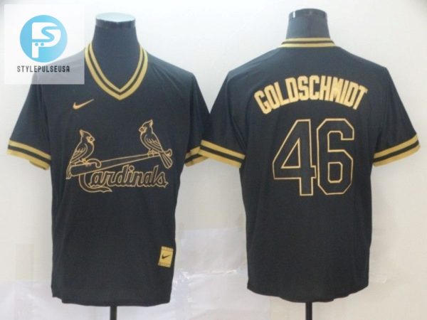 St Louis Cardinals Paul Goldschmidt 46 2020 Mlb Black Jersey stylepulseusa 1