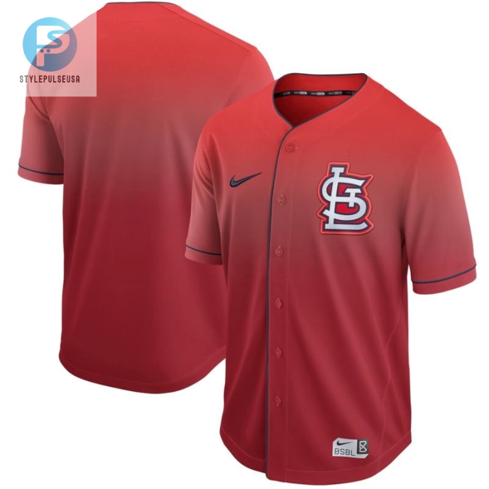 St Louis Cardinals Red Mlb Drift Brandedition Personalized Jersey 