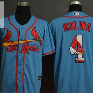 St Louis Cardinals Yadier Molina 4 2020 Mlb Blue Jersey stylepulseusa 1 1