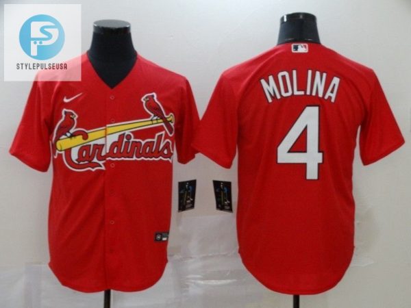 St Louis Cardinals Yadier Molina 4 2020 Mlb Red Jersey stylepulseusa 1