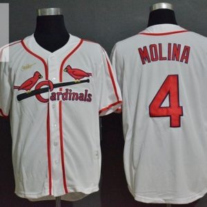 St Louis Cardinals Yadier Molina 4 2020 Mlb White Jersey stylepulseusa 1 1