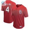 St Louis Cardinals Yadier Molina 4 Red Mlb Drift Brandedition Jersey stylepulseusa 1