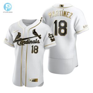 St. Louis Cardinals 18 Carlos Martinez Mlb Golden Brandedition White Jersey Gift For Cardinals Fans stylepulseusa 1 1