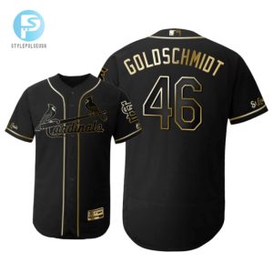 St. Louis Cardinals 46 Paul Goldschmidt Mlb 2019 Golden Brandedition Black Jersey Gift For Cardinals Fans stylepulseusa 1 1