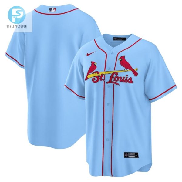 St. Louis Cardinals Alternate Men Jersey Light Blue stylepulseusa 1 1