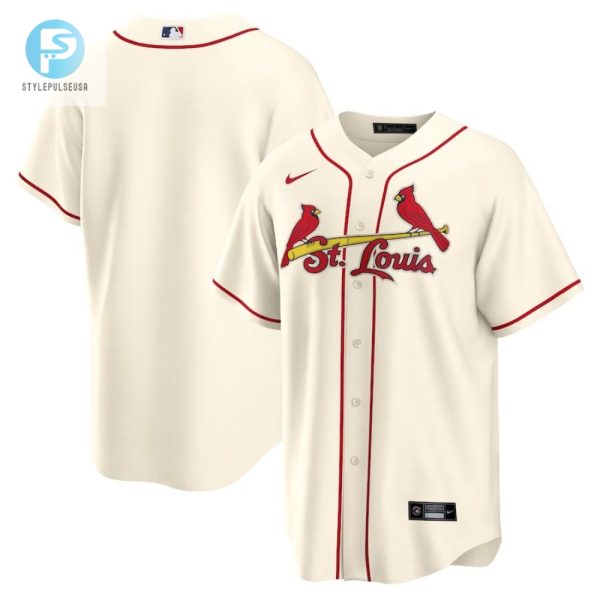 St. Louis Cardinals Alternate Team Men Jersey Cream stylepulseusa 1