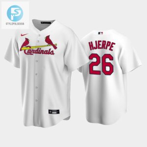 St. Louis Cardinals Cooper Hjerpe 26 202223 Draft White Home Jersey stylepulseusa 1 1