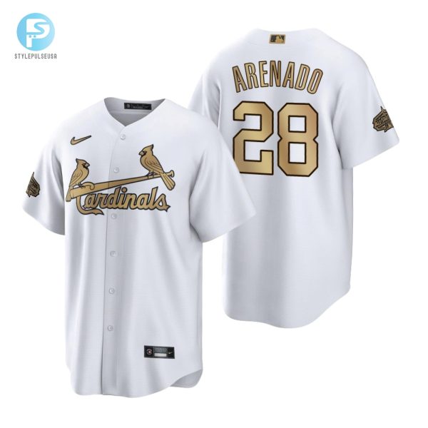 St. Louis Cardinals Nolan Arenado White 202223 Allstar Game Jersey stylepulseusa 1