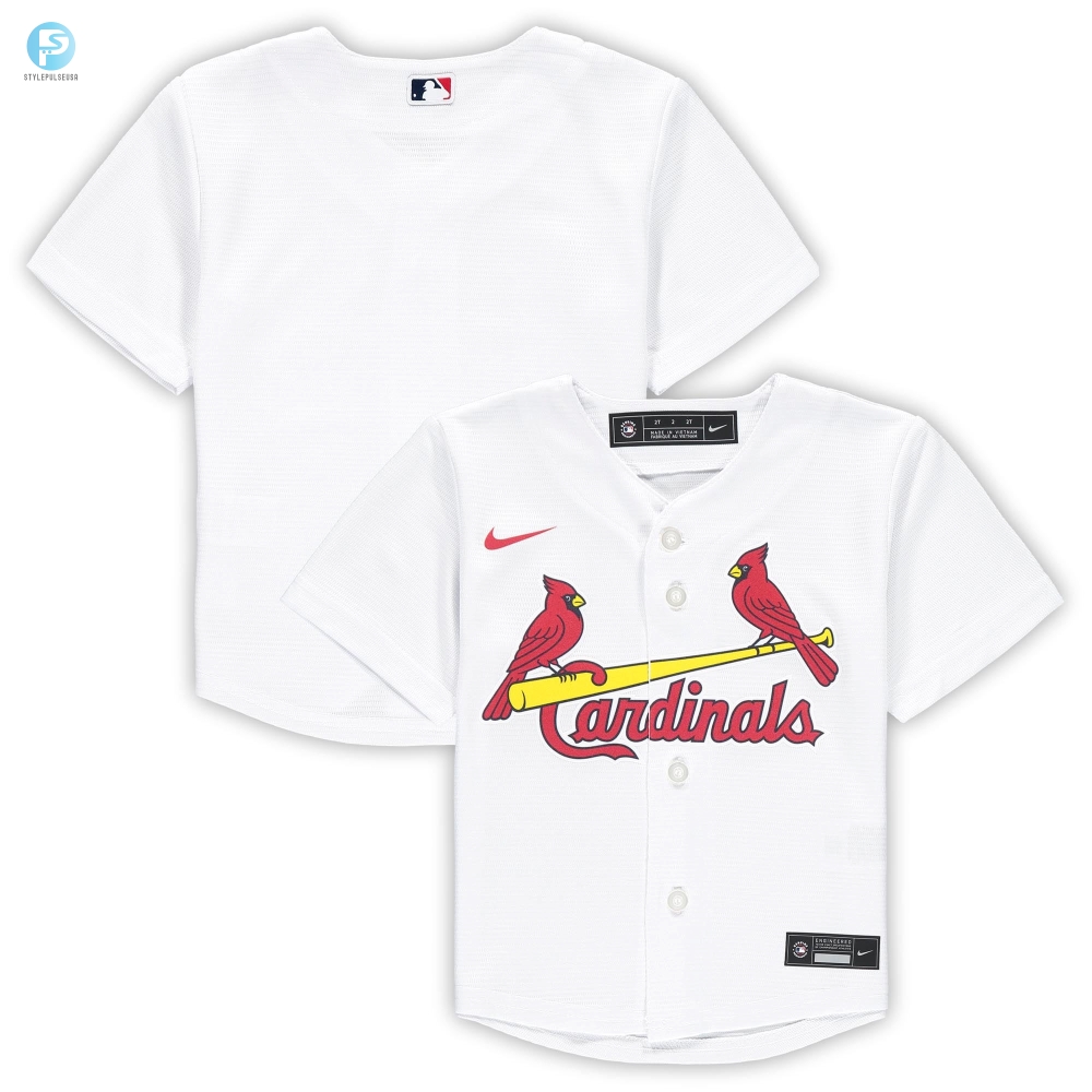 St. Louis Cardinals Toddler Replica Team Jersey  White Mlb 