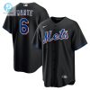 Starling Marte 6 New York Mets Alternate Player Jersey Black stylepulseusa 1