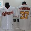 Stephen Strasburg 37 Washington Nationals 2020 Mlb White Jersey stylepulseusa 1