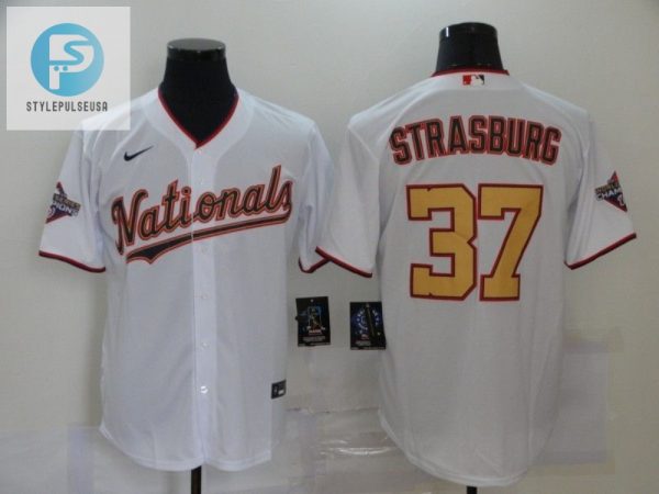 Stephen Strasburg 37 Washington Nationals 2020 Mlb White Jersey stylepulseusa 1