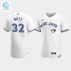 Steven Matz 32 Toronto Blue Jays White Home Jersey stylepulseusa 1