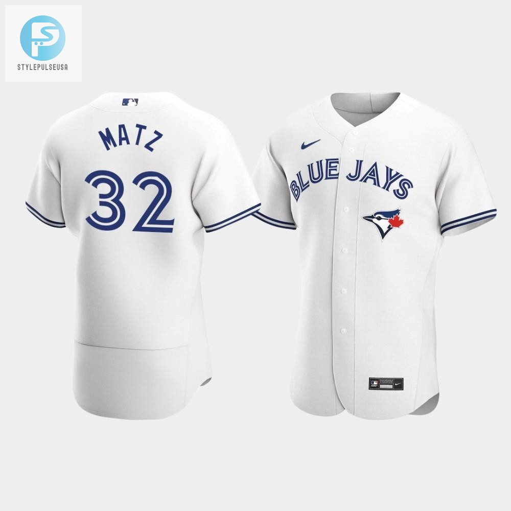 Steven Matz 32 Toronto Blue Jays White Home Jersey 