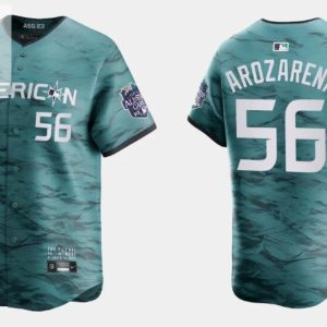 Tampa Bay Rays 56 Randy Arozarena Teal 2023 All Star Cool Base Stitched Baseball stylepulseusa 1 1