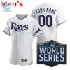 Tampa Bay Rays 2020 Mlb Custom Personalized White Custom Jersey stylepulseusa 1