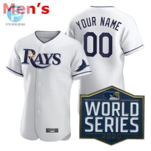 Tampa Bay Rays 2020 Mlb Custom Personalized White Custom Jersey stylepulseusa 1 1