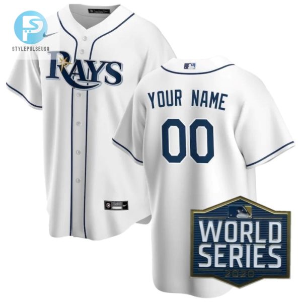 Tampa Bay Rays 2020 Mlb Personalized Custom White Custom Jersey stylepulseusa 1