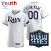 Tampa Bay Rays 2020 Mlb Personalized Custom White Youth Custom Jersey stylepulseusa 1