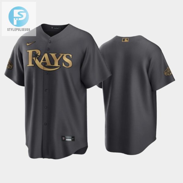 Tampa Bay Rays 202223 Allstar Game Al Charcoal Jersey stylepulseusa 1