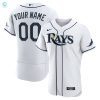 Tampa Bay Rays Home Authentic Custom Jersey White Custom Jerseys Mlb stylepulseusa 1