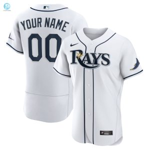 Tampa Bay Rays Home Authentic Custom Jersey White Custom Jerseys Mlb stylepulseusa 1 1