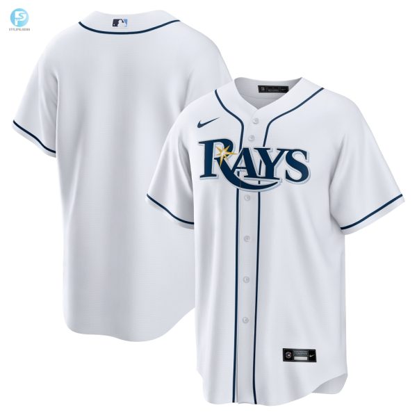 Tampa Bay Rays Home Blank Replica Jersey White Mlb stylepulseusa 1