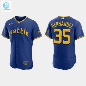 Teoscar Hernandez 35 Seattle Mariners 2023 City Connect Elite Jersey Royal stylepulseusa 1 1