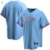 Texas Rangers Alternate Replica Team Jersey Light Blue Mlb stylepulseusa 1