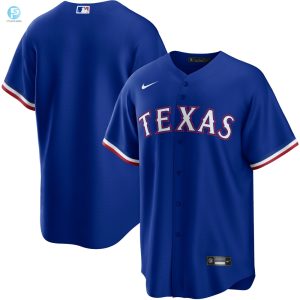 Texas Rangers Alternate Replica Team Logo Jersey Royal Mlb stylepulseusa 1 1