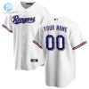 Texas Rangers Home Custom Men Jersey White stylepulseusa 1