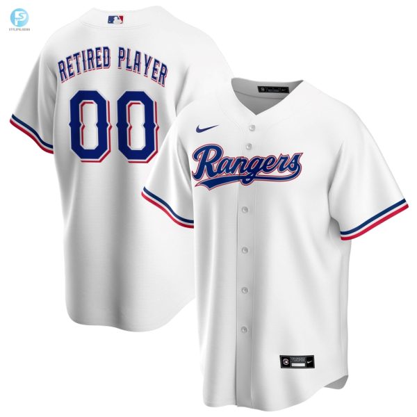 Texas Rangers Home Pickaplayer Retired Roster Replica Jersey White Custom Jerseys Mlb stylepulseusa 1