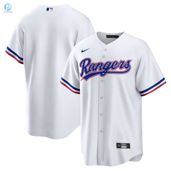 Texas Rangers Home Replica Team Jersey White Mlb stylepulseusa 1