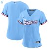 Texas Rangers Womens Alternate Replica Team Jersey Light Blue Mlb stylepulseusa 1