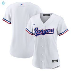 Texas Rangers Womens Home Replica Team Jersey White Mlb stylepulseusa 1 1