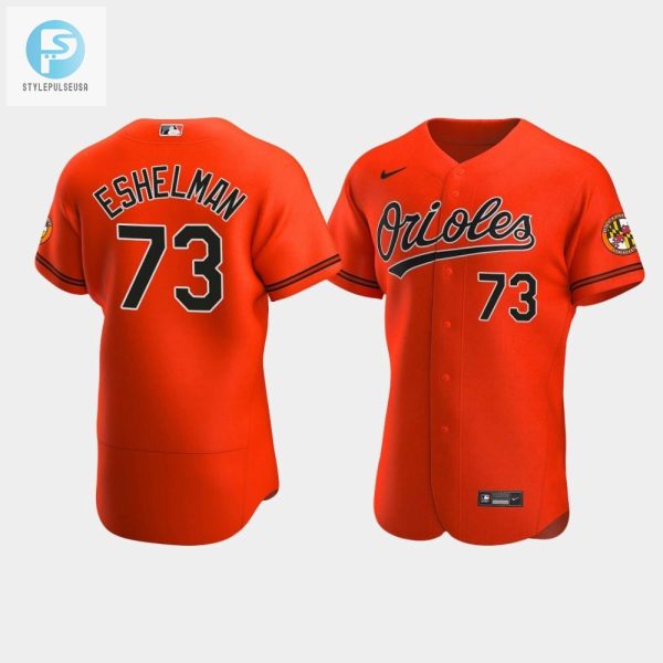 Thomas Eshelman 73 Baltimore Orioles Orange Alternate Jersey stylepulseusa 1 1