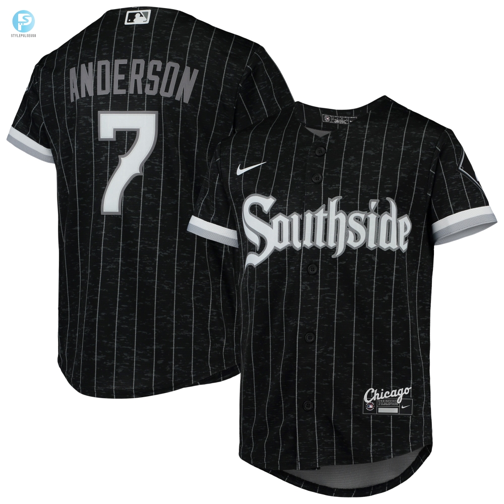 Tim Anderson Chicago White Sox 2021 City Connect Replica Player Jersey  Black Mlb 