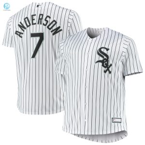 Tim Anderson Chicago White Sox Big Tall Replica Player Jersey White Mlb stylepulseusa 1 1