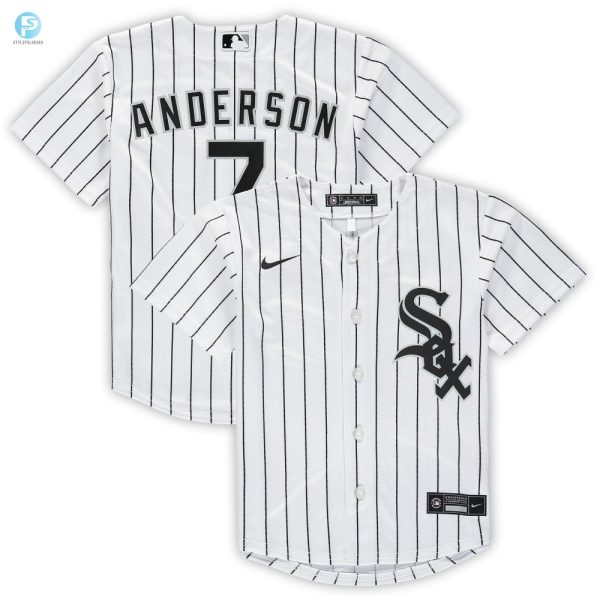 Tim Anderson Chicago White Sox Preschool Home Replica Player Jersey White Mlb stylepulseusa 1