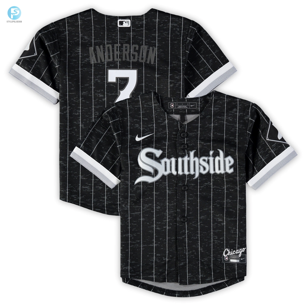 Tim Anderson Chicago White Sox Toddler City Connect Replica Player Jersey  Black Mlb 