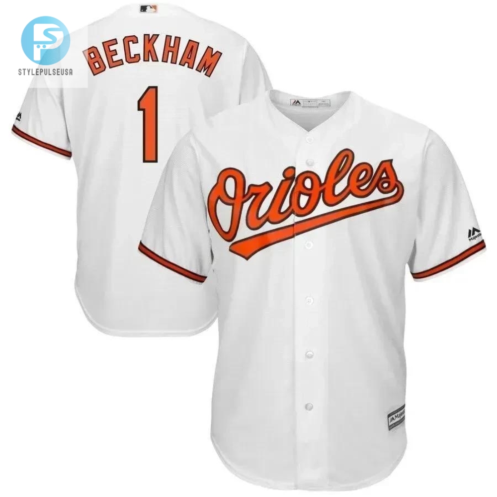 Tim Beckham Baltimore Orioles Home Cool Base Player Jersey  White 