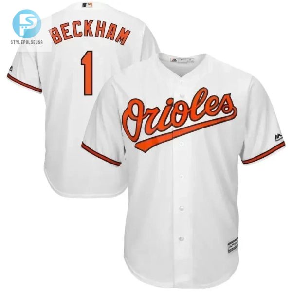 Tim Beckham Baltimore Orioles Home Cool Base Player Jersey White Color stylepulseusa 1