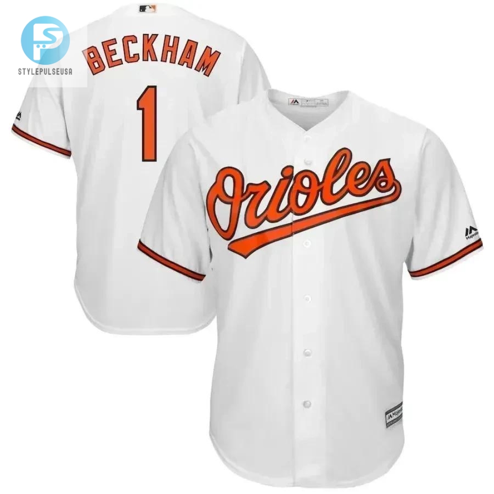 Tim Beckham Baltimore Orioles Home Cool Base Player Jersey  White Color 