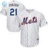 Todd Frazier New York Mets Official Cool Base Player Jersey White Royal stylepulseusa 1