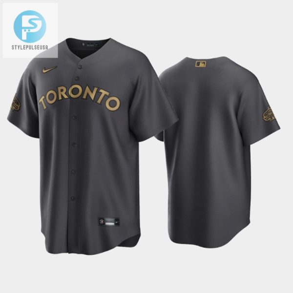 Toronto Blue Jays 202223 Allstar Game Al Charcoal Jersey stylepulseusa 1 1