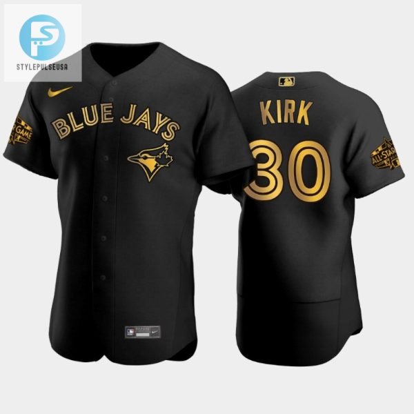 Toronto Blue Jays 202223 Allstar Game Alejandro Kirk 30 Black Jersey stylepulseusa 1 1