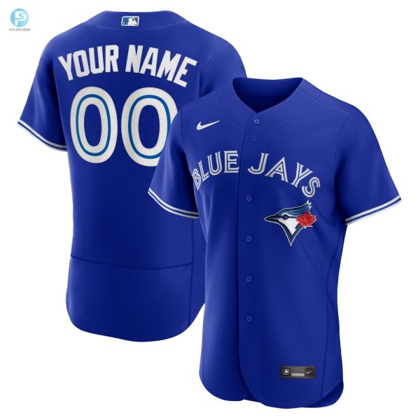 Toronto Blue Jays Alternate Authentic Custom Jersey Royal Custom Jerseys Mlb stylepulseusa 1