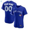 Toronto Blue Jays Alternate Authentic Custom Jersey Royal Custom Jerseys Mlb Ver 1 stylepulseusa 1