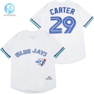 Toronto Blue Jays Joe Carter 29 2020 Mlb White Jersey stylepulseusa 1 1